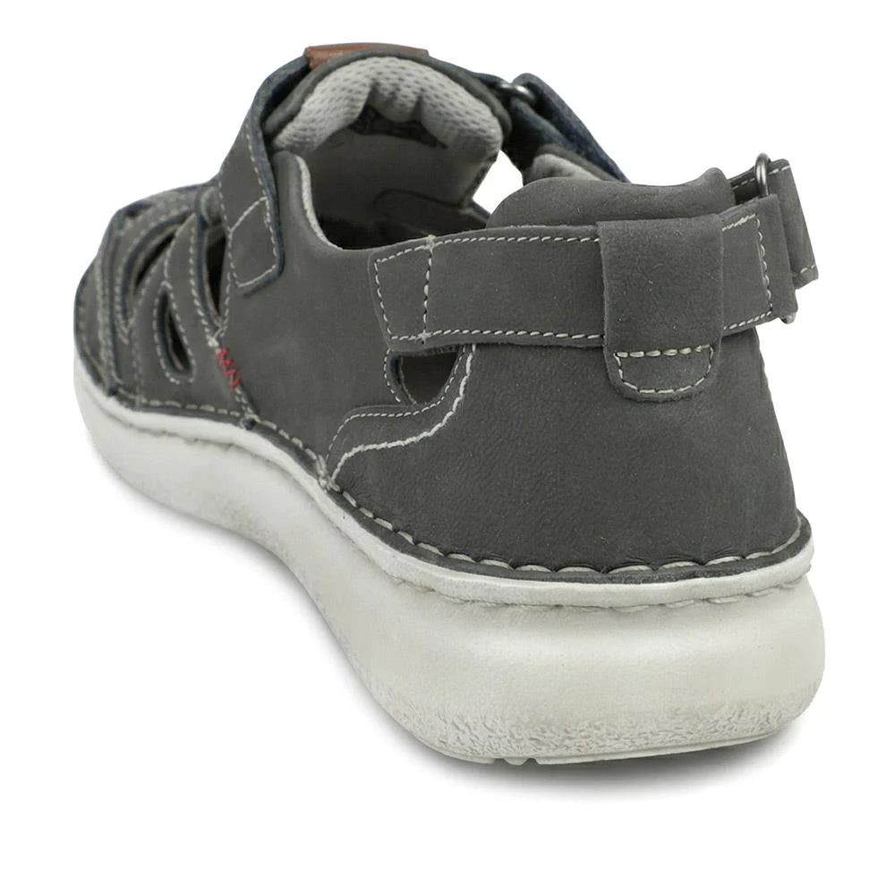 Padders Leather Adjustable Fasten Sandals - PADPARK43507 / 328 920 - Navy - Image 3