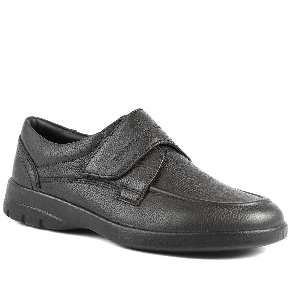 Padders Leather Adjustable Fastening Monk Shoes - GOOD42502 / 328 849 - Brown