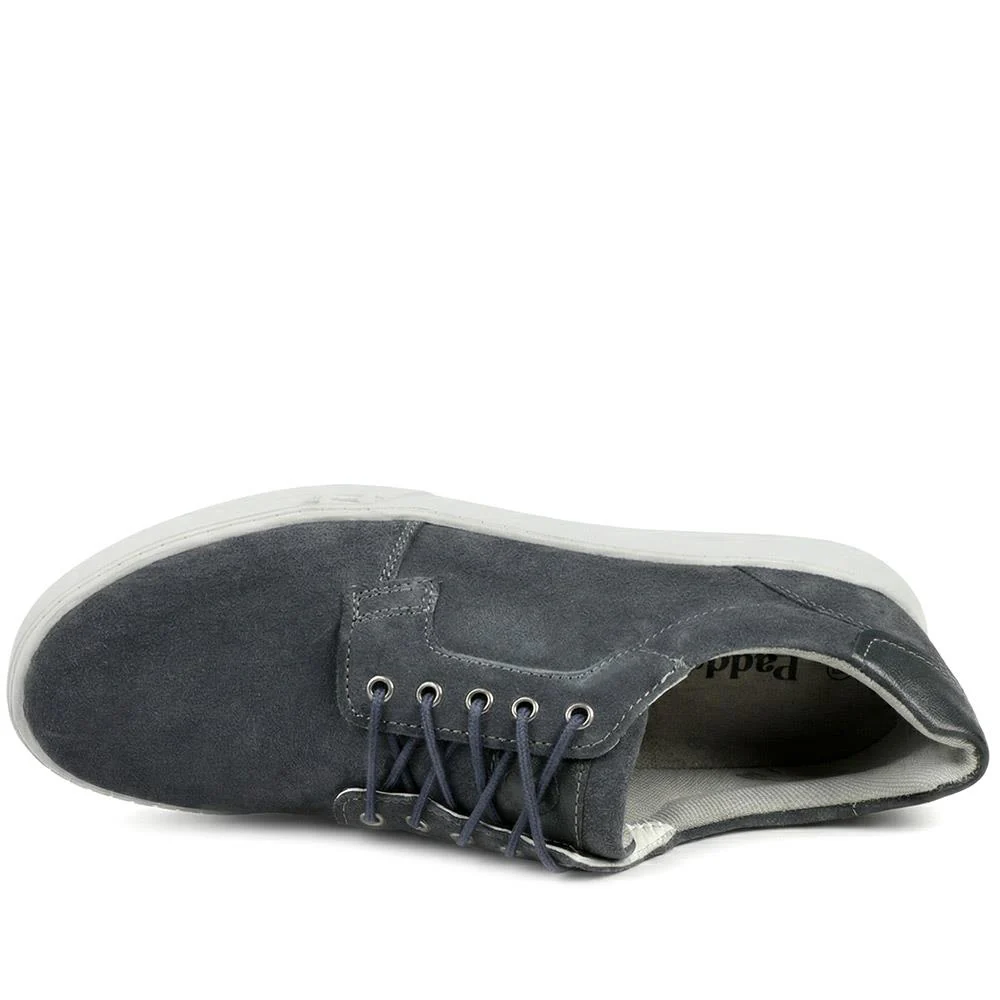 Padders Leather Lace Up Casual Shoes - PADPARK43503 / 328 923 - Navy - Image 4
