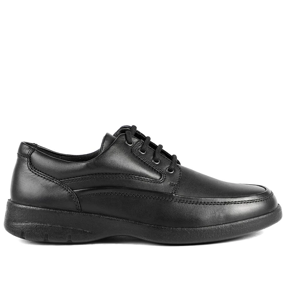 Padders Leather Lace Up Shoes - GOOD42500 / 328 847 - Black - Image 2
