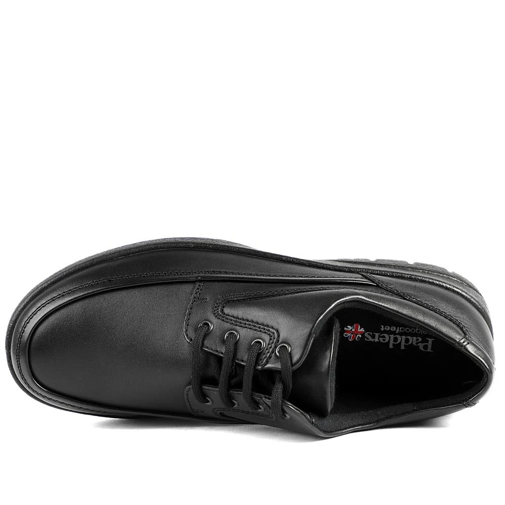 Padders Leather Lace Up Shoes - GOOD42500 / 328 847 - Black - Image 4