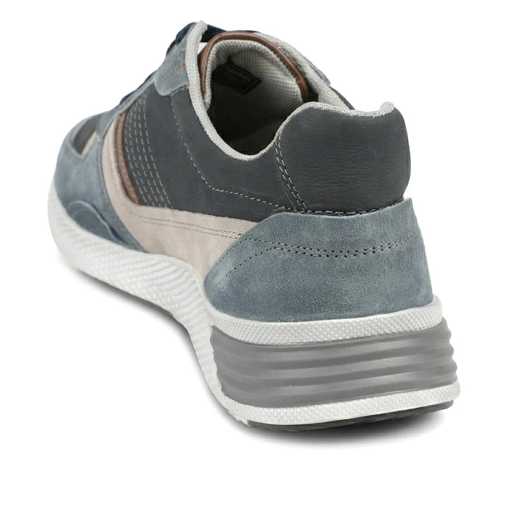 Padders Leather Lace Up Trainers - PADPARK43505 / 328 922 - Navy - Image 3