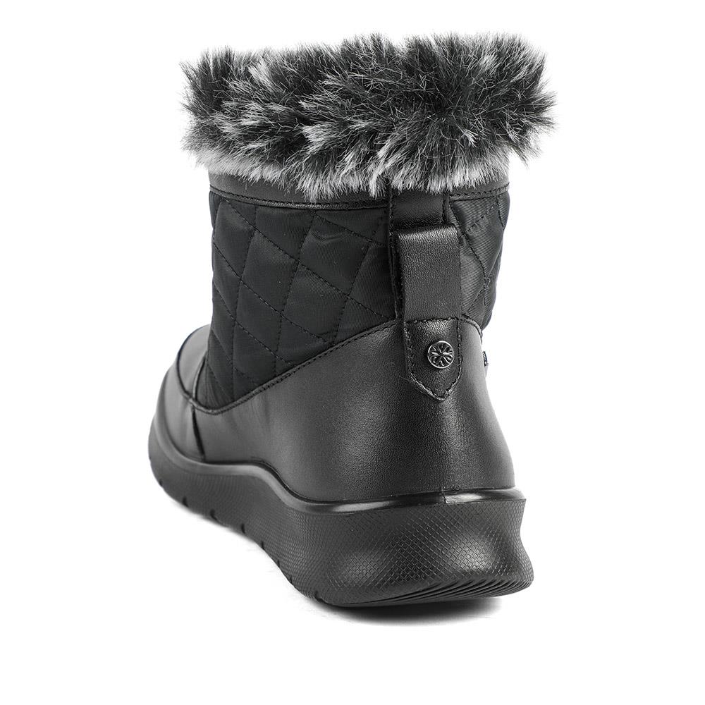 Padders Leather Soft Lined Weather Boots - GOOD42505 / 328 852 - Black - Image 3
