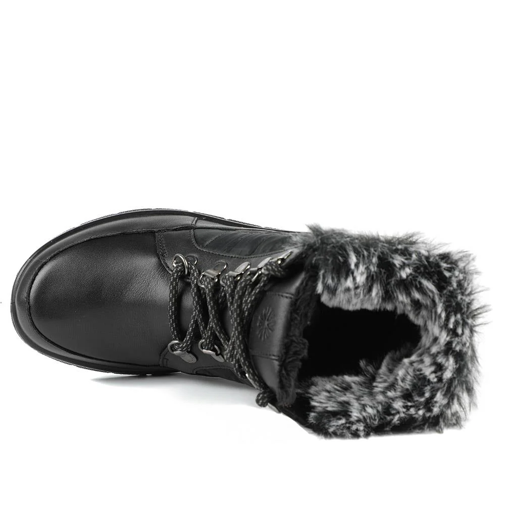 Padders Leather Soft Lined Weather Boots - GOOD42505 / 328 852 - Black - Image 4