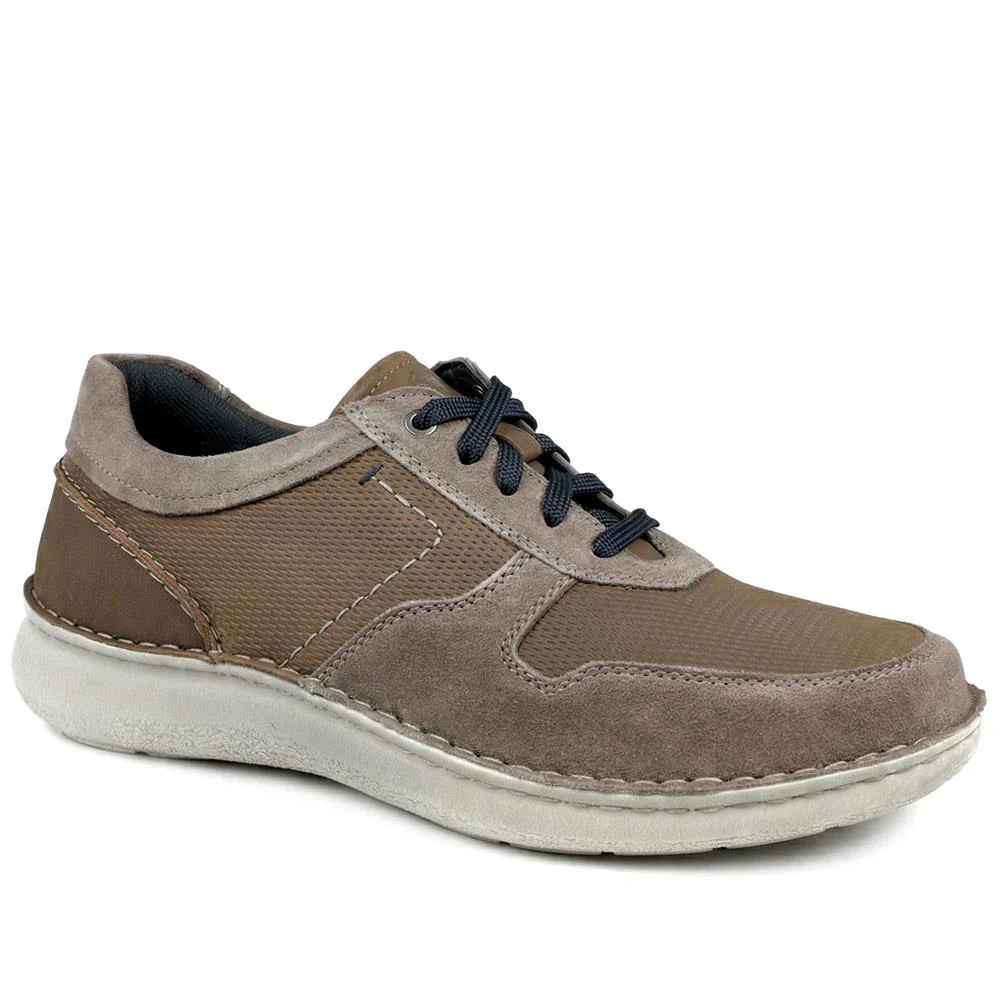 Padders Leather Wide Fit Lace Up Shoes - PADPARK43512 / 328 902