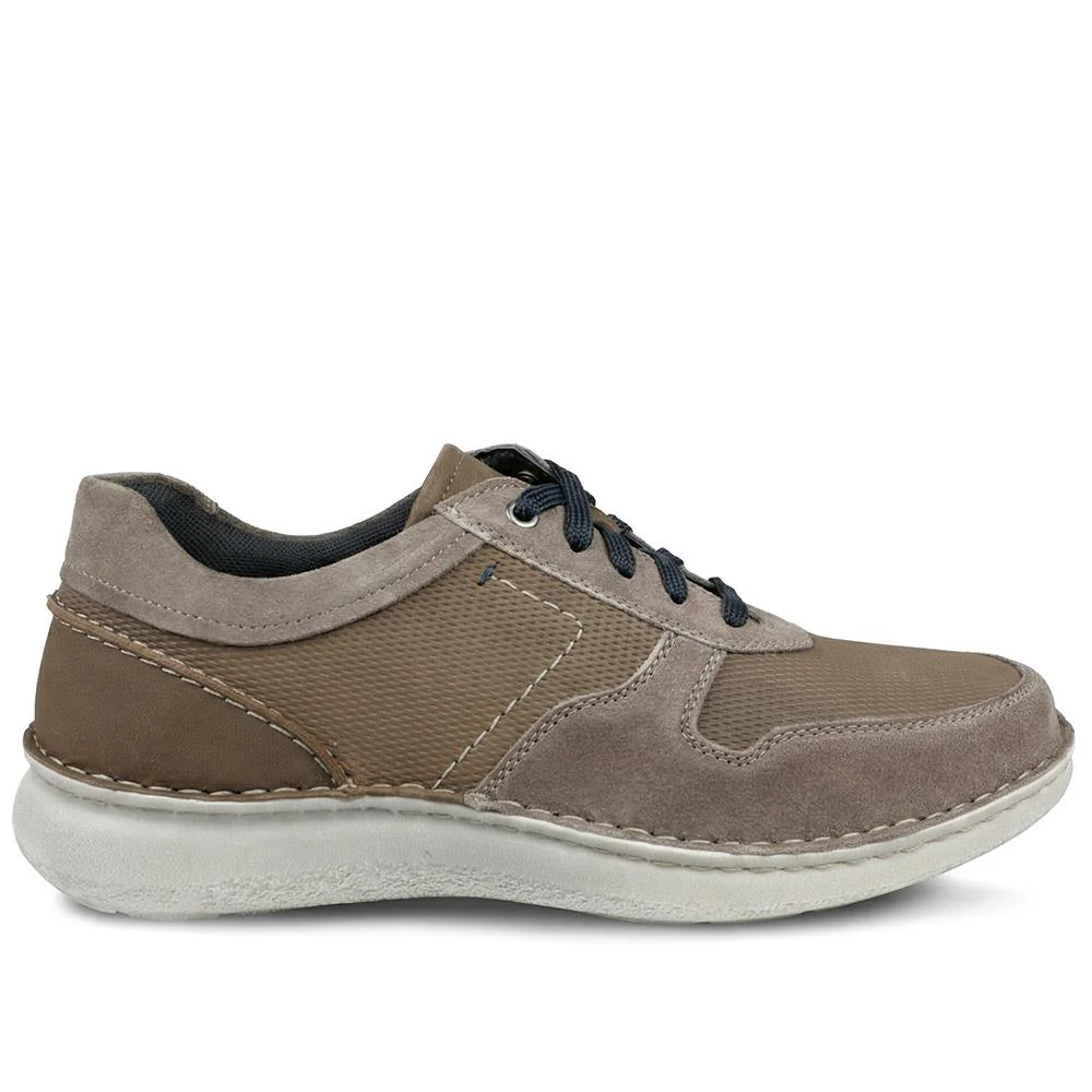 Padders Leather Wide Fit Lace Up Shoes - PADPARK43512 / 328 902 - Brown - Image 2