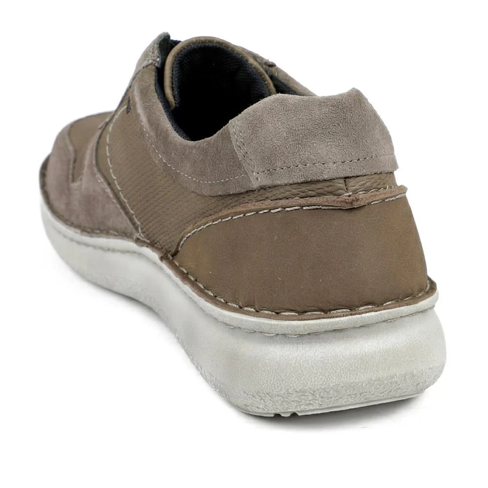 Padders Leather Wide Fit Lace Up Shoes - PADPARK43512 / 328 902 - Brown - Image 3