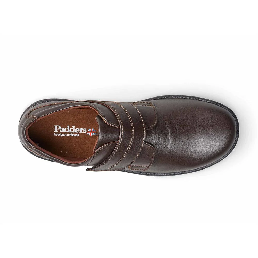 Padders Mens Comfort Shoes F Fit - AIR - Air / null - Brown - Image 3