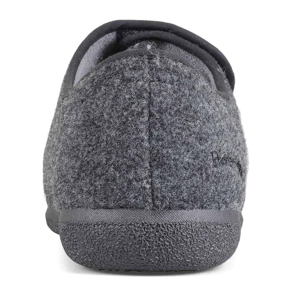Padders+ Mens Slippers Dual Fit K/L - NORMAN - Norman / null - Grey Felt - Image 3