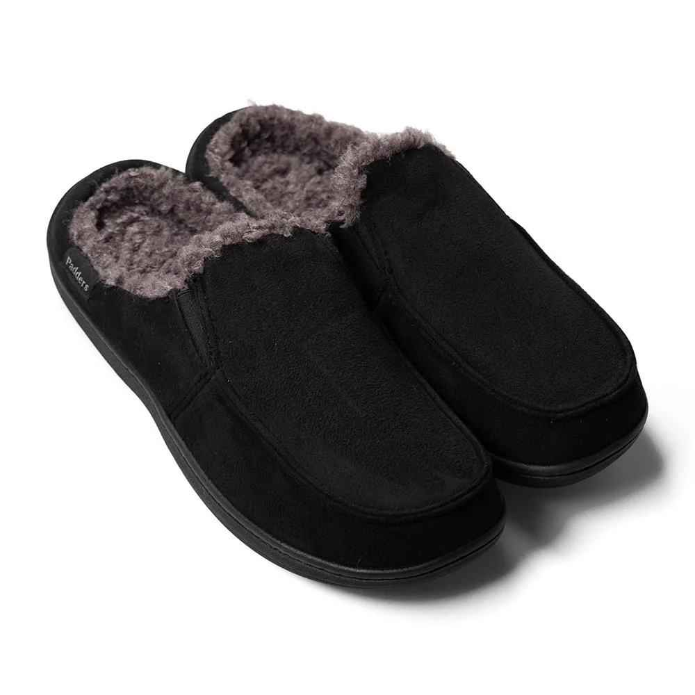 Padders Mens Slippers G Fit Side Stitched Washable - TOM