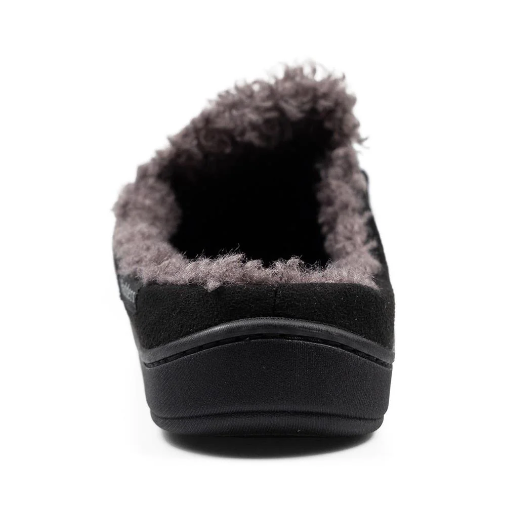 Padders Mens Slippers G Fit Side Stitched Washable - TOM - Tom / null - Black Combi - Image 4