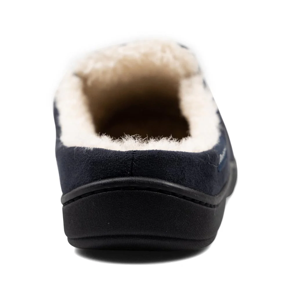 Padders Mens Slippers G Fit Side Stitched Washable - TOM - Tom / null - Navy Combi - Image 4