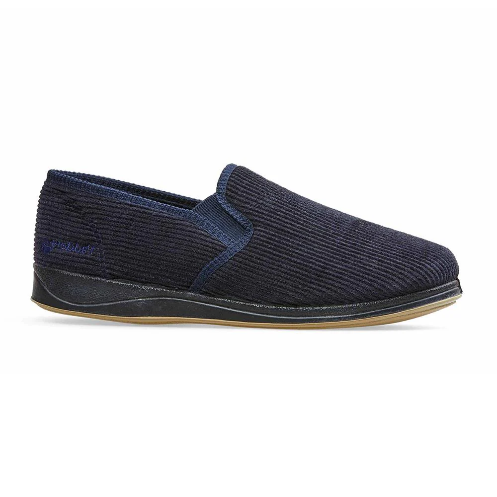 Padders Mens Slippers G Fit Vulcanised - ALBERT - Albert / null - Navy - Image 2