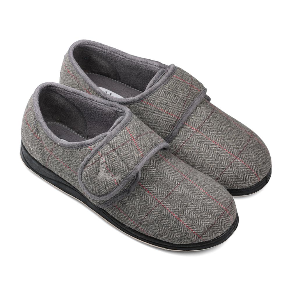 Padders+ Mens Slippers G Fit Vulcanised - CHARLES