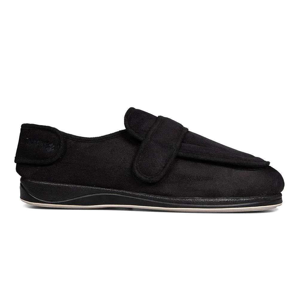 Padders+ Mens Slippers G Fit Vulcanised - WRAP - Wrap / null - Black - Image 2