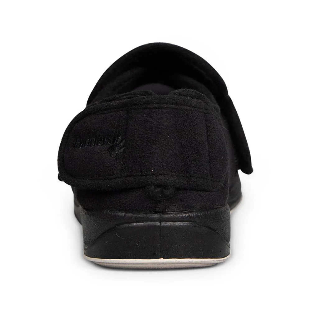 Padders+ Mens Slippers G Fit Vulcanised - WRAP - Wrap / null - Black - Image 3