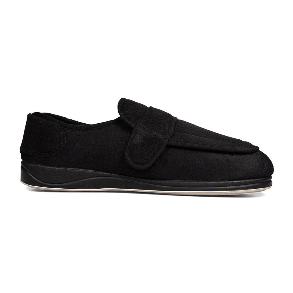 Padders+ Mens Slippers G Fit Vulcanised - WRAP - Wrap / null - Black - Image 4