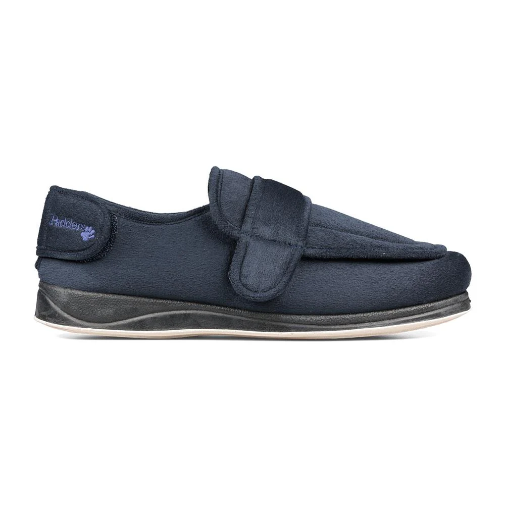 Padders+ Mens Slippers G Fit Vulcanised - WRAP - Wrap / null - Navy - Image 2