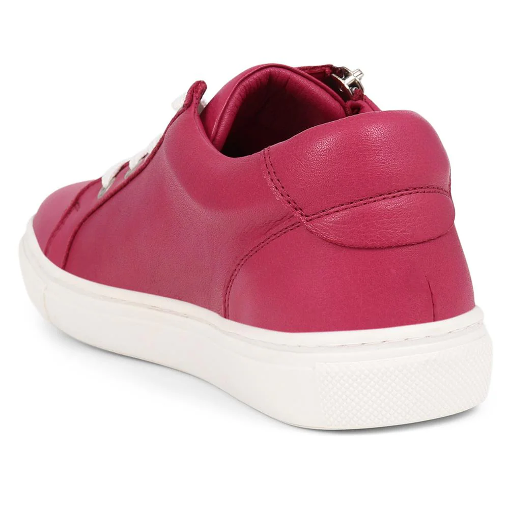 Padova2 Leather Lace-Up Trainers - PADOVA2 / 324 917 - Pink - Image 3