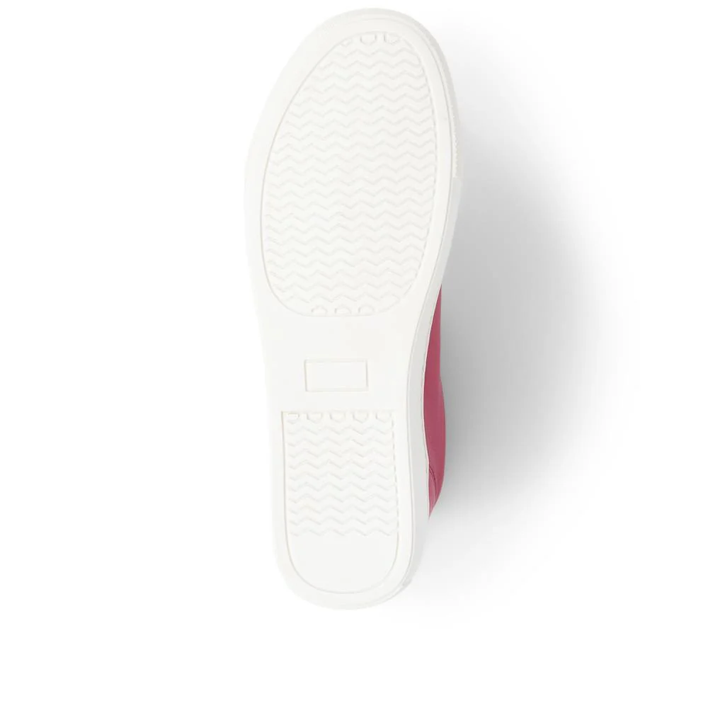 Padova2 Leather Lace-Up Trainers - PADOVA2 / 324 917 - Pink - Image 4