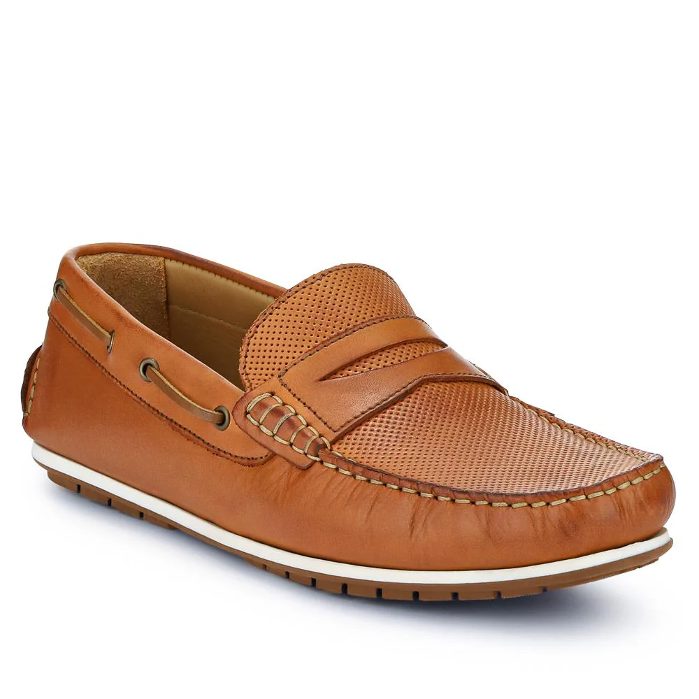 Parks Casual Leather Moccasins - PARKS / 327 313 - Image 3