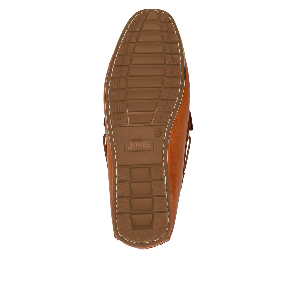Parks Casual Leather Moccasins - PARKS / 327 313 - Tan - Image 4