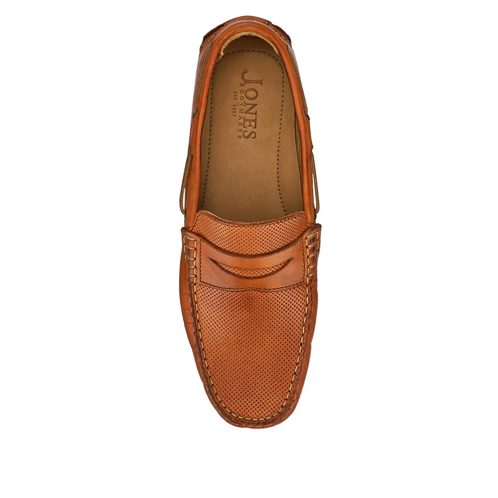Parks Casual Leather Moccasins - PARKS / 327 313 - Tan - Image 5