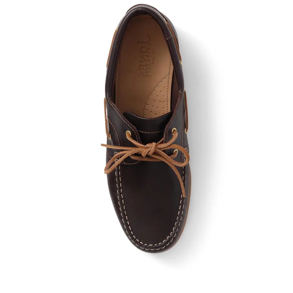 Parsons Leather Boat Shoes - PARSONS / 320 153 - Brown - Image 10