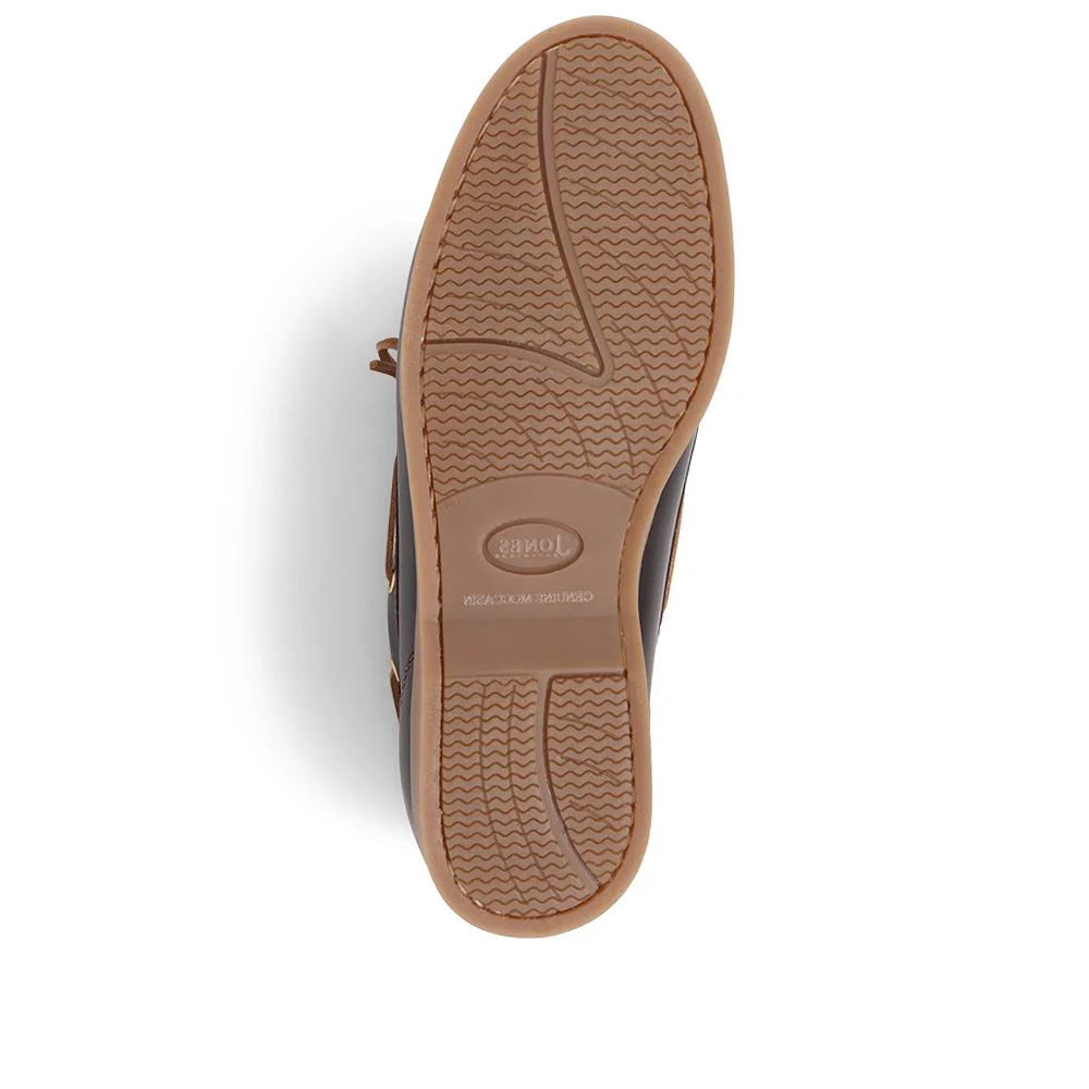 Parsons Leather Boat Shoes - PARSONS / 320 153 - Brown - Image 7