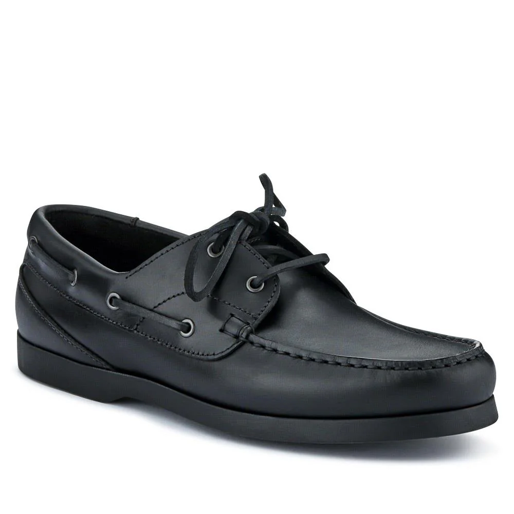 Parsons Leather Boat Shoes - PARSONS / 320 153 - Image 3