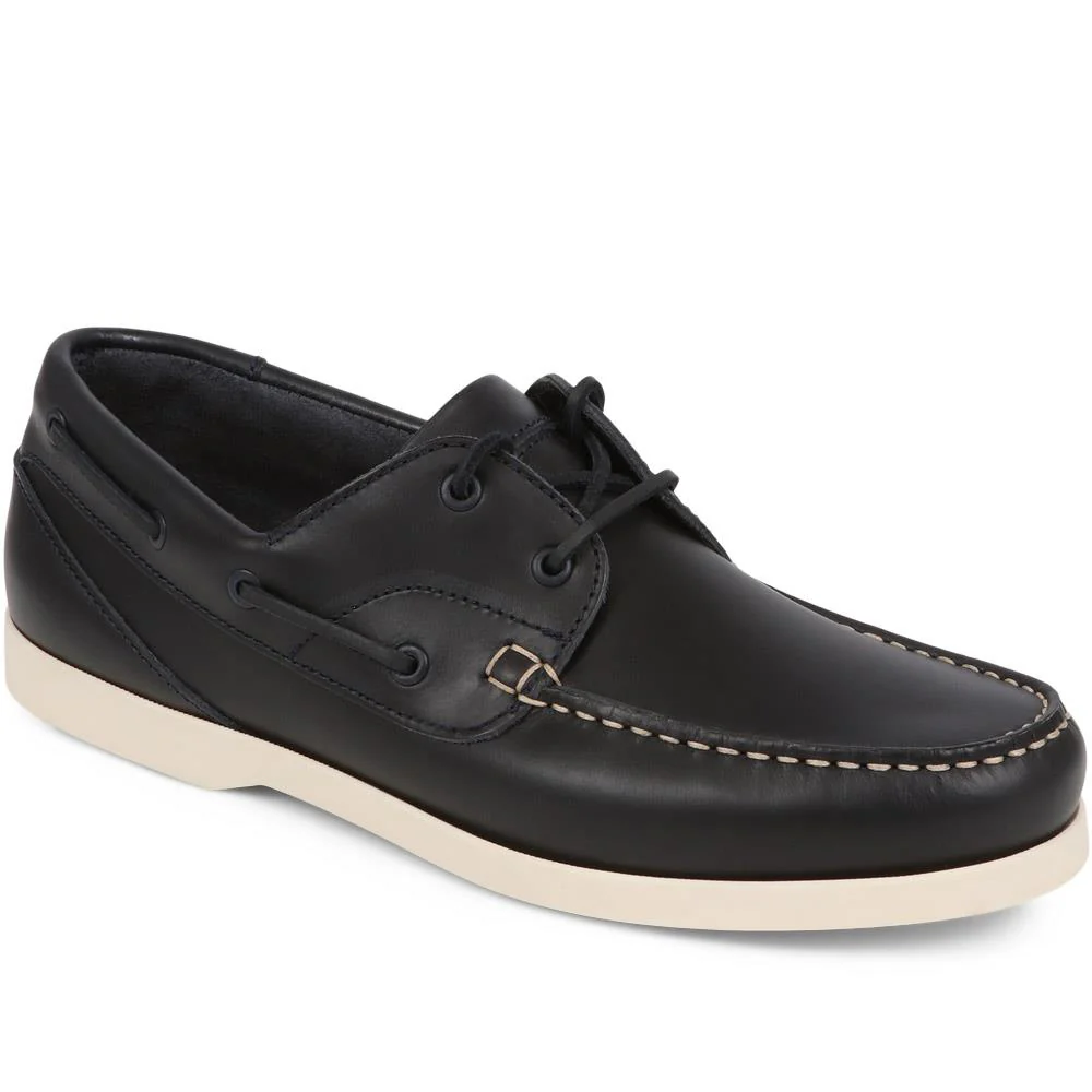 Parsons Leather Boat Shoes - PARSONS / 320 153 - Image 4