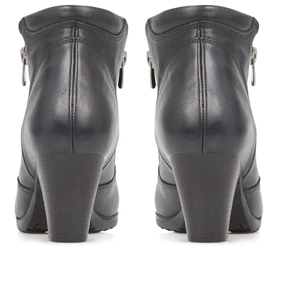 Patent Ankle Boot - VED28504 / 313 889 - Navy - Image 3