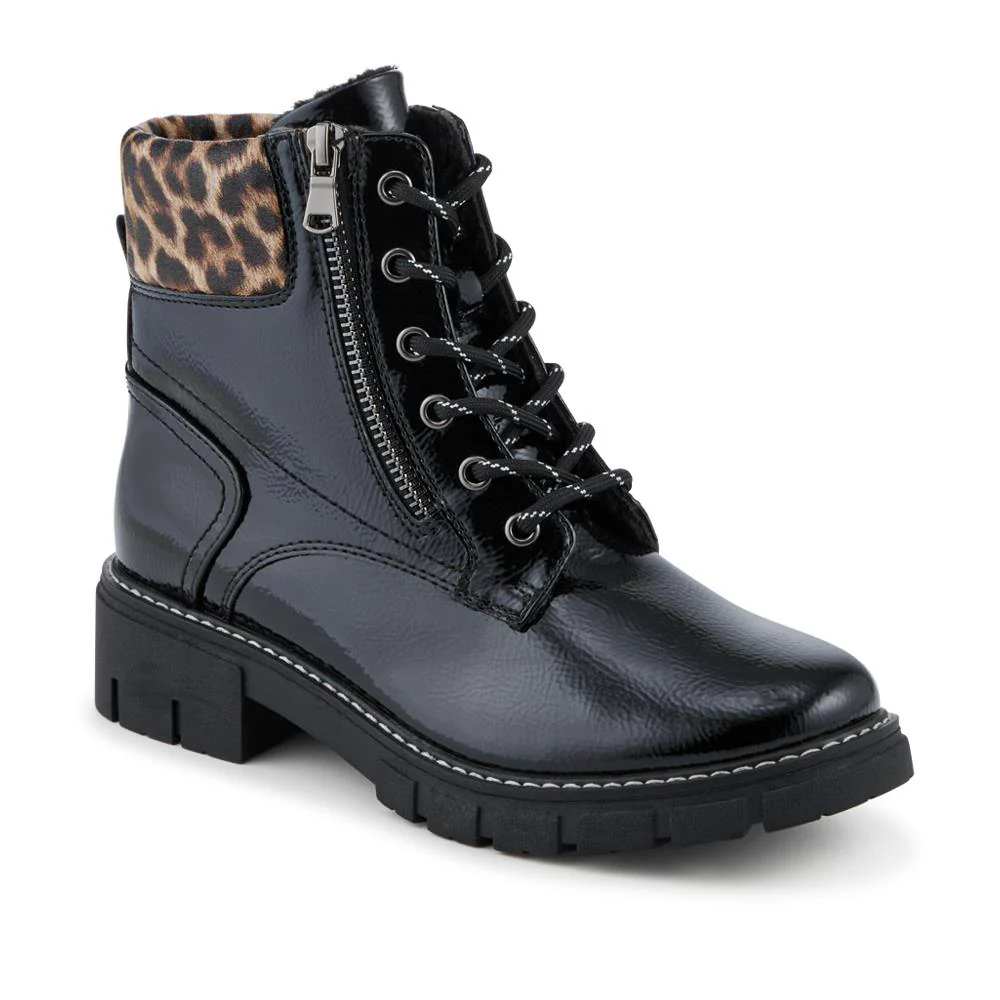 Zip & Lace-Up Ankle Boots - WBINS42039 / 327 920 - Image 3