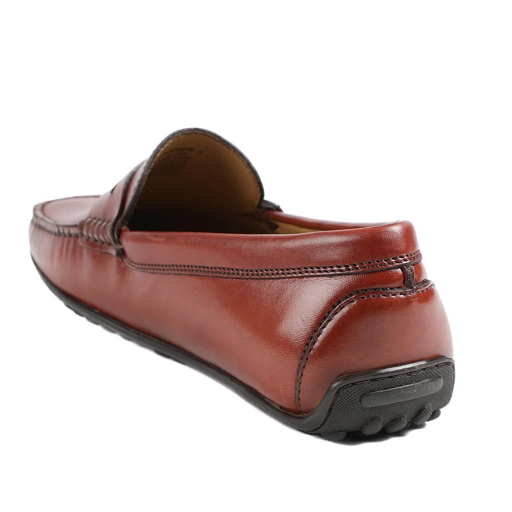 Paterson Leather Moccasins - PATERSON / 325 093 - Cognac - Image 3