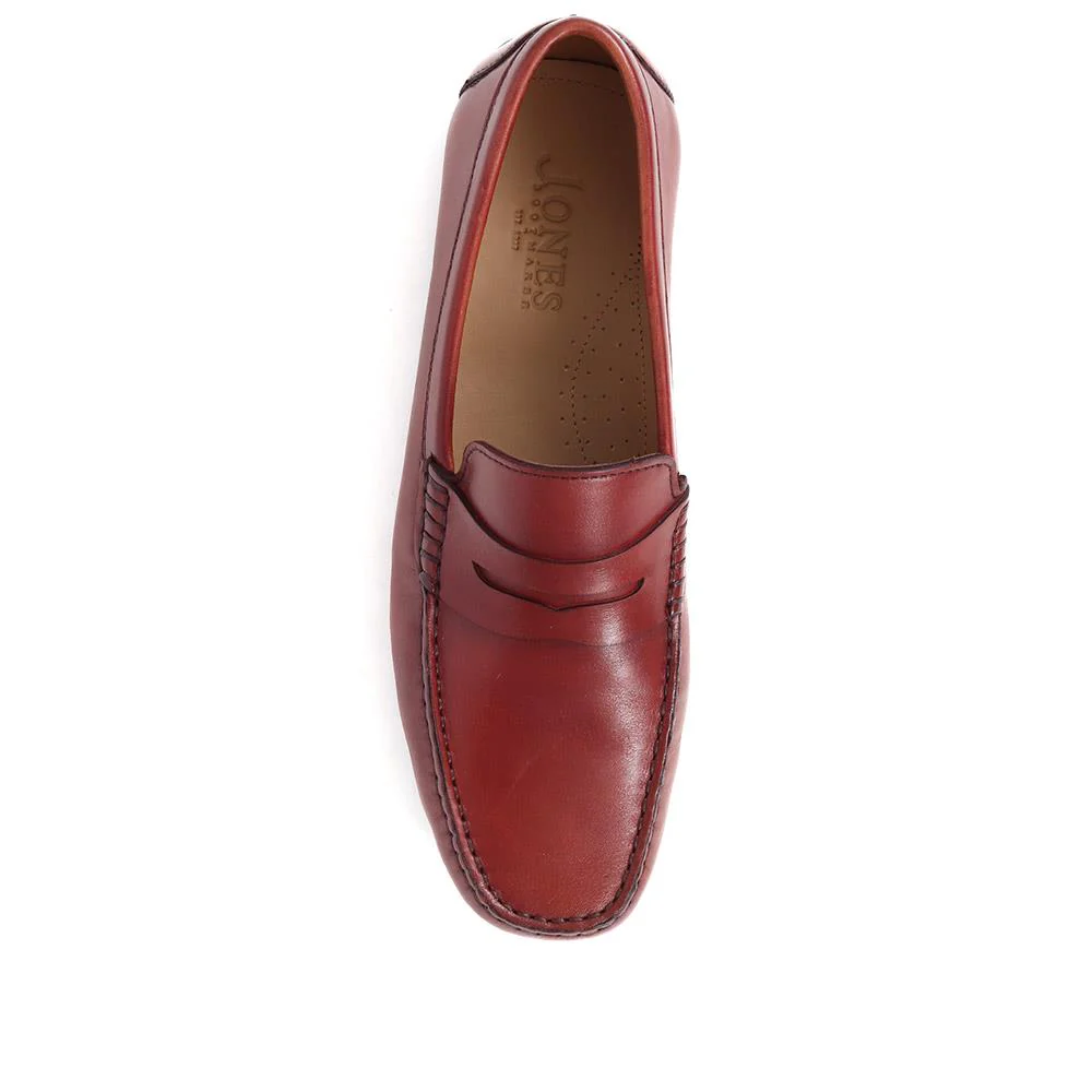 Paterson Leather Moccasins - PATERSON / 325 093 - Cognac - Image 5