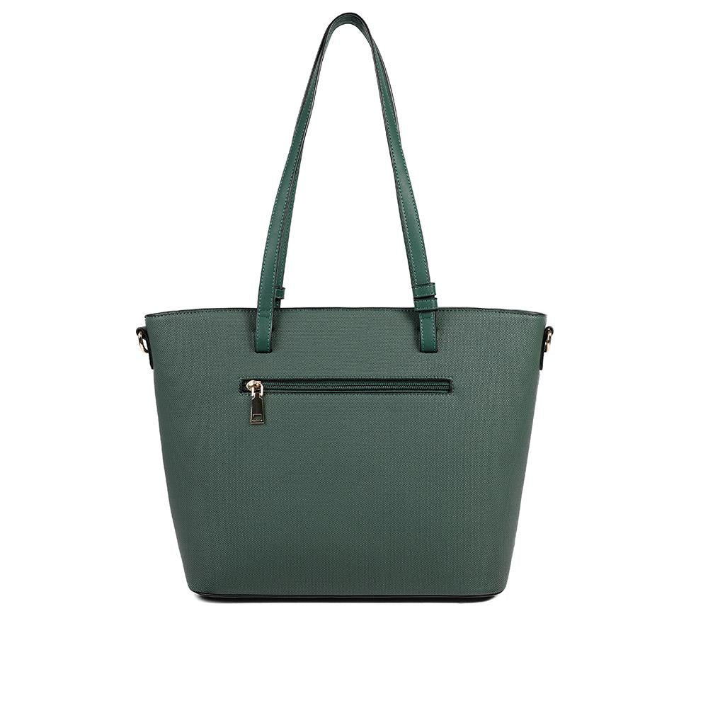 Patterned Daily Handbag - BELHETIA41006 / 327 412 - Green - Image 2