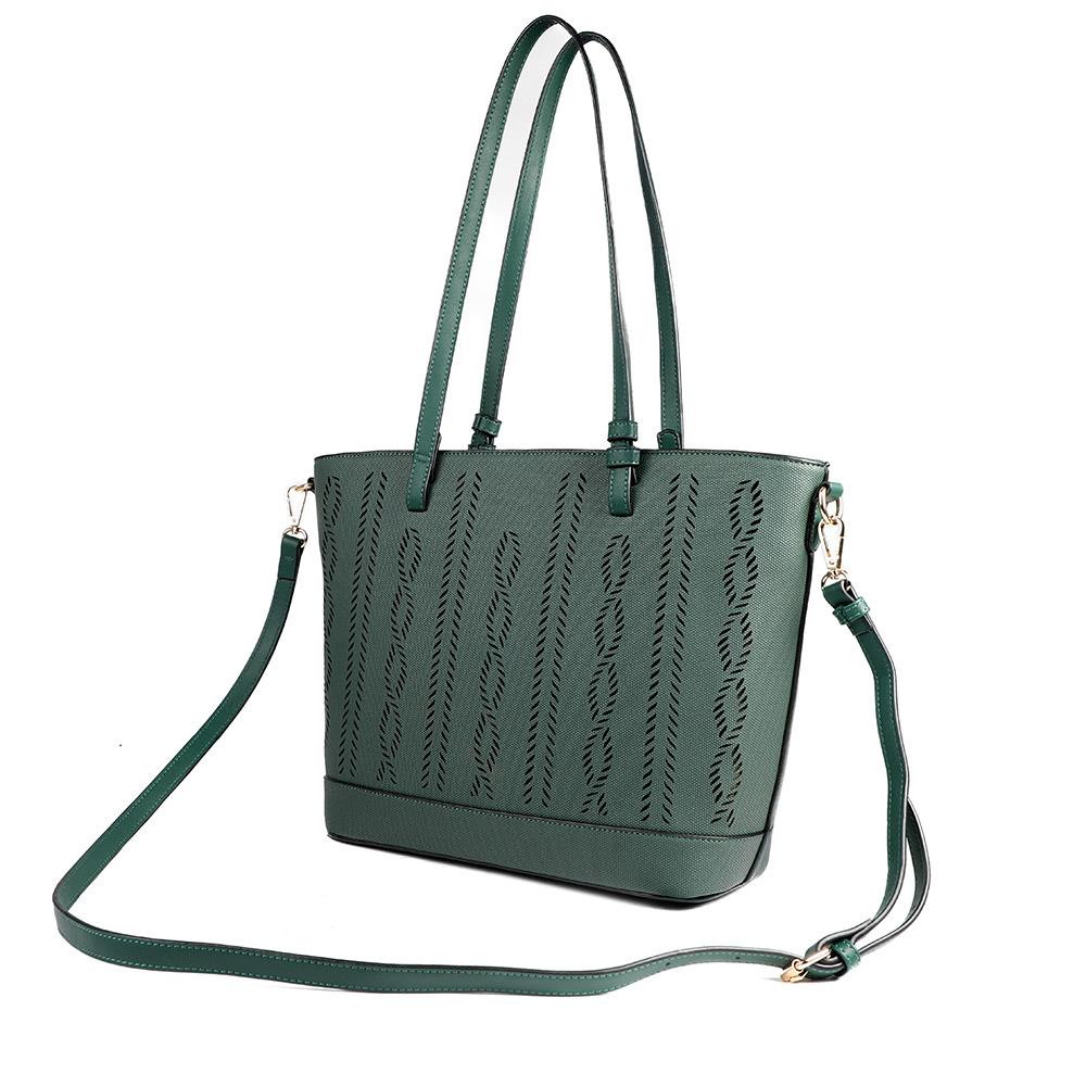 Patterned Daily Handbag - BELHETIA41006 / 327 412 - Green - Image 3