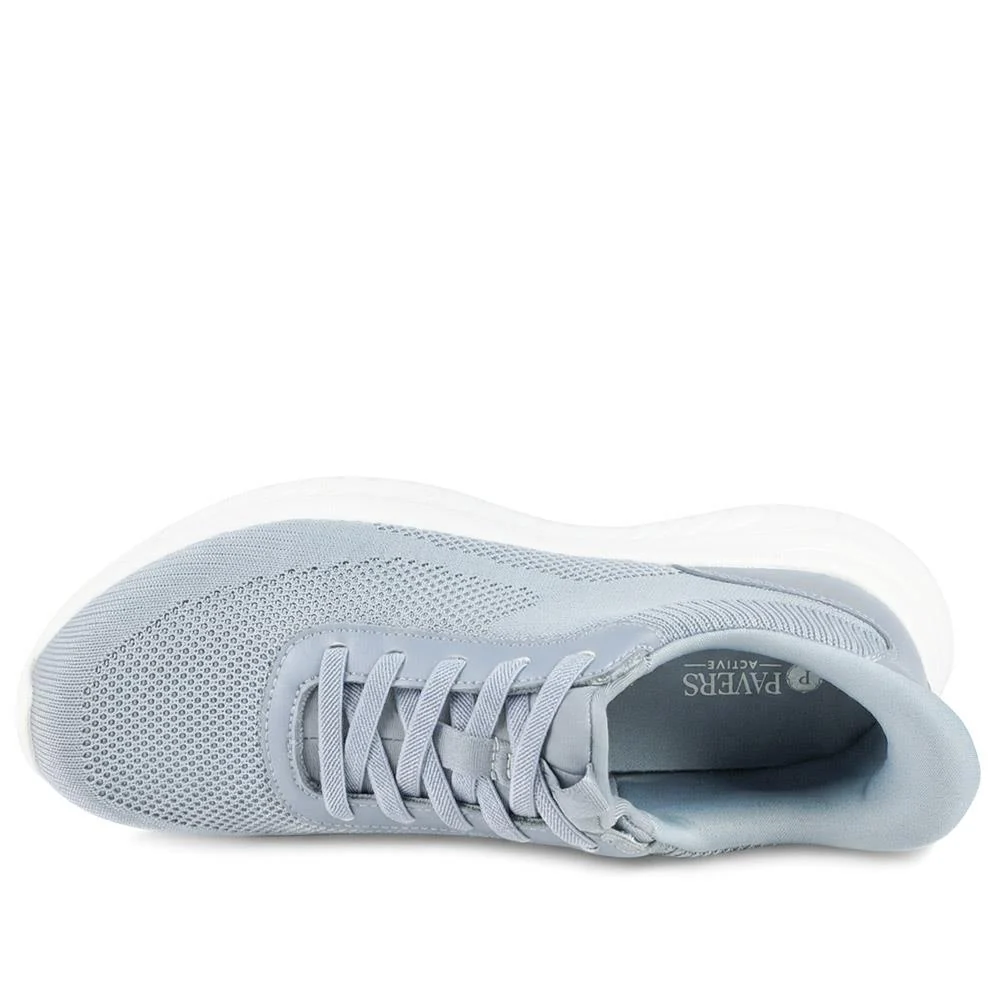 Pavers Active Easy Step In Lace Up Trainers - VSHI43000 / 329 302 - Blue - Image 4