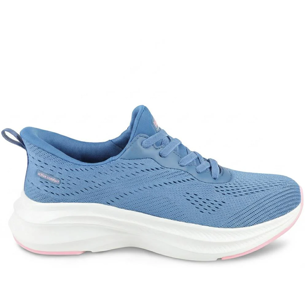 Pavers Active Wide Fit Easy Step In Trainers - VSHI43003 / 329 306 - Blue - Image 2