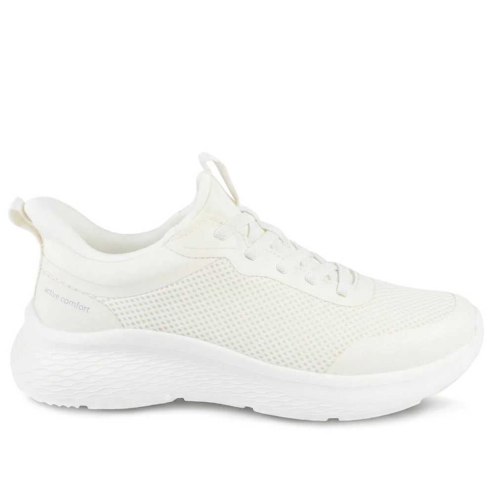 Pavers Active Wide Fit Easy Step In Trainers - VSHI43004 / 329 307 - Off White - Image 2