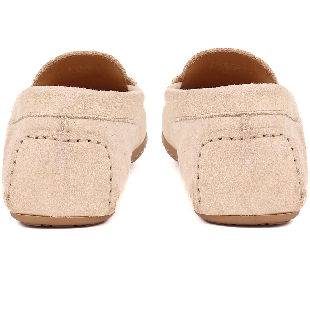 Penelopie Leather Moccasins - PENELOPIE / 322 368 - Sand - Image 3