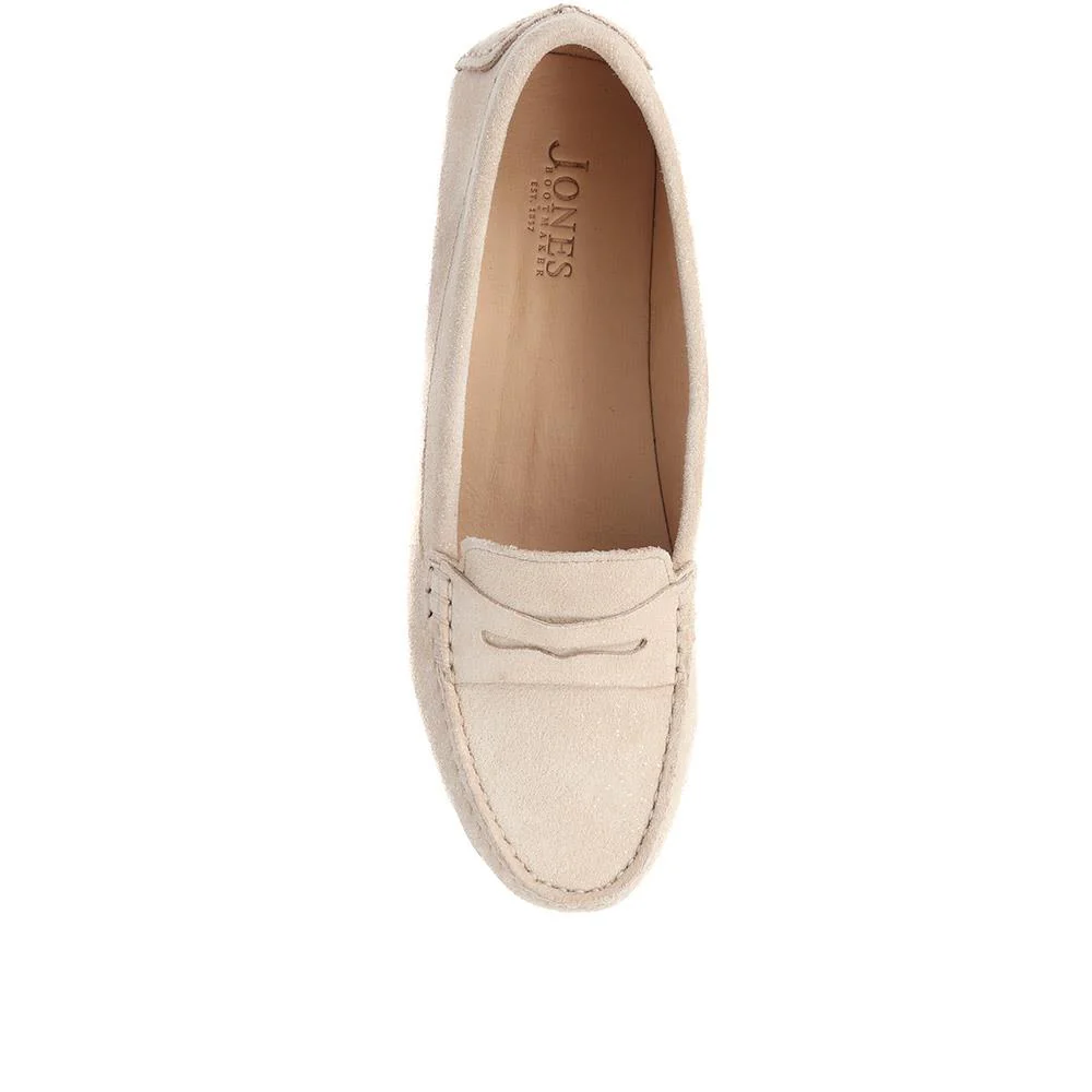 Penelopie Leather Moccasins - PENELOPIE / 322 368 - Sand - Image 4
