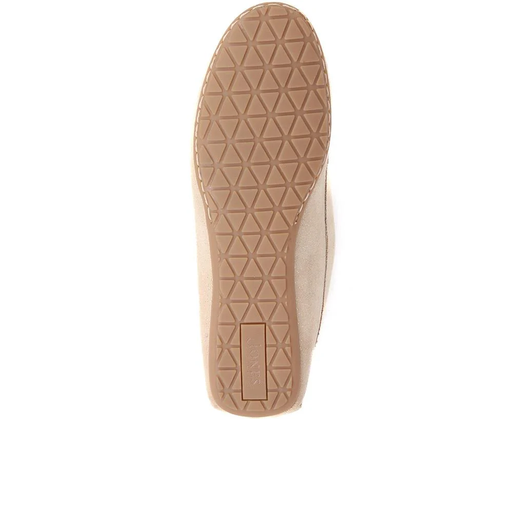 Penelopie Leather Moccasins - PENELOPIE / 322 368 - Sand - Image 5