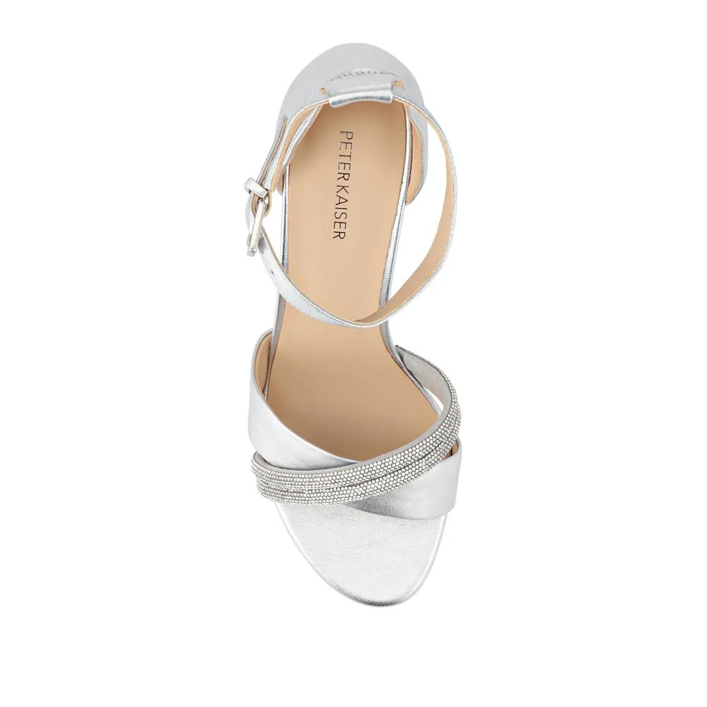 Peter Kaiser High-Heeled Sandals - CAPRI42501 / 328 408 - Silver - Image 4