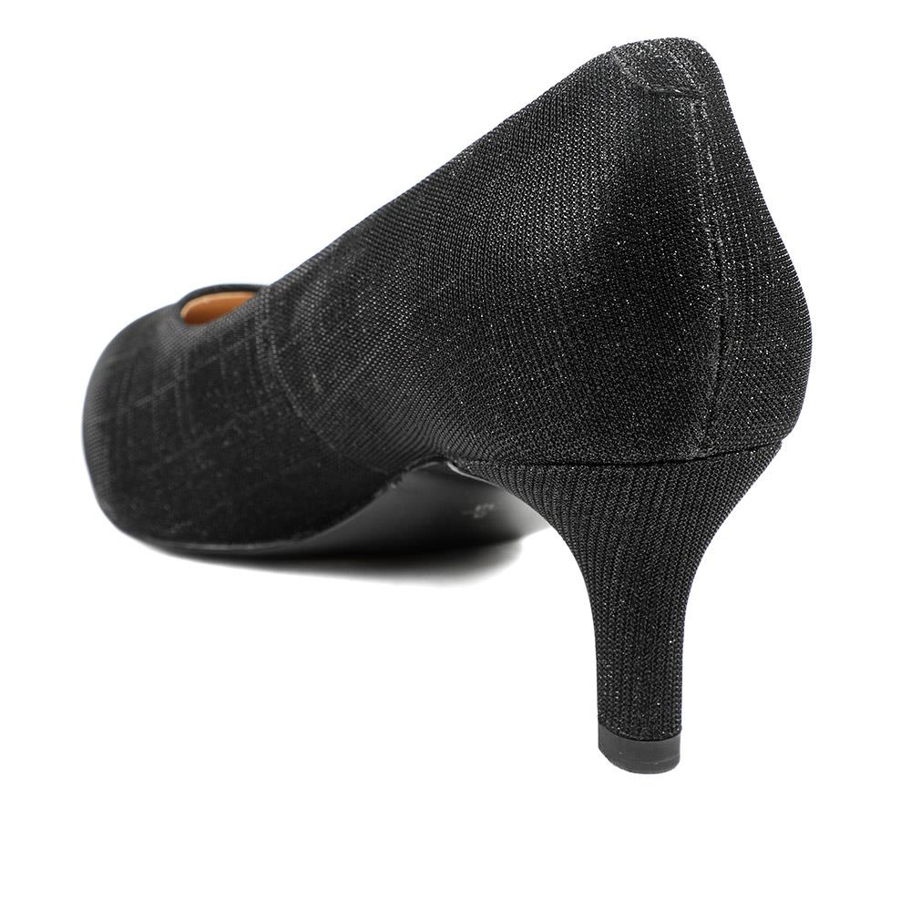 Peter Kaiser Lightly Embellished Court Shoes - CAPRI42508 / 328 413 - Black Shimmer - Image 3