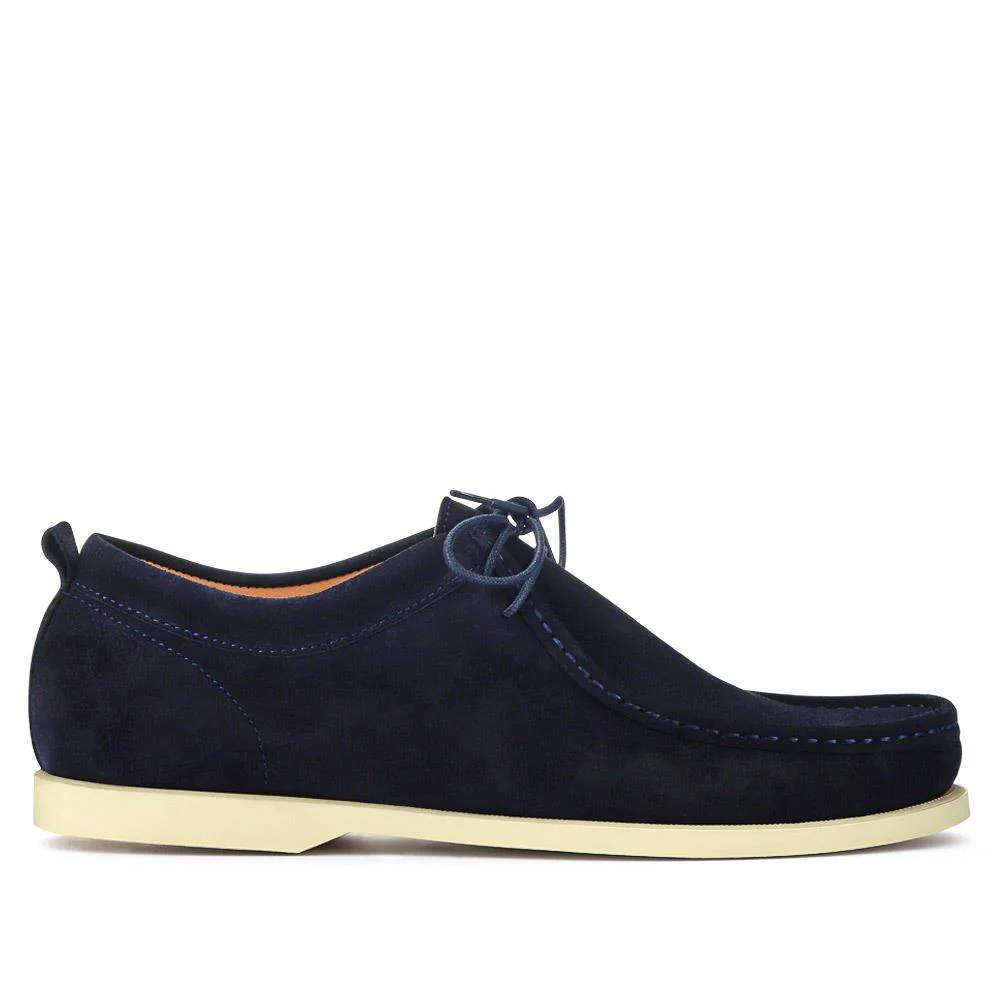 Phenix Leather Moccasins - PHENIX / 327 101 - Navy - Image 2