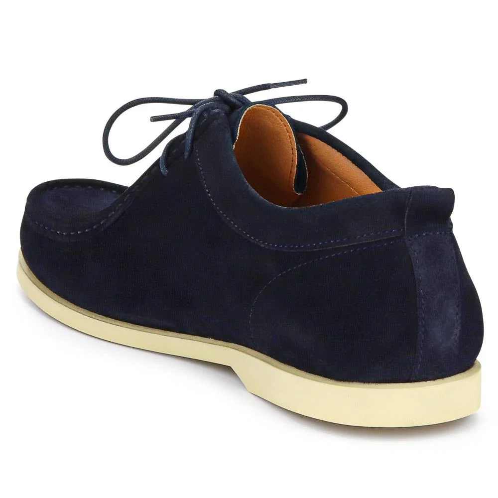 Phenix Leather Moccasins - PHENIX / 327 101 - Navy - Image 3