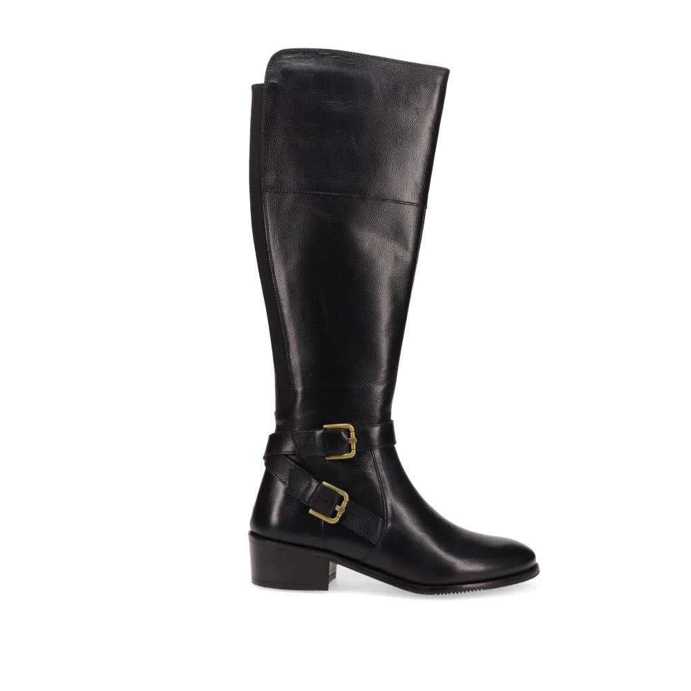 Phoebe Small Calf Fit Leather Knee Boots - PHOEBES / 26334286 - Black - Image 2