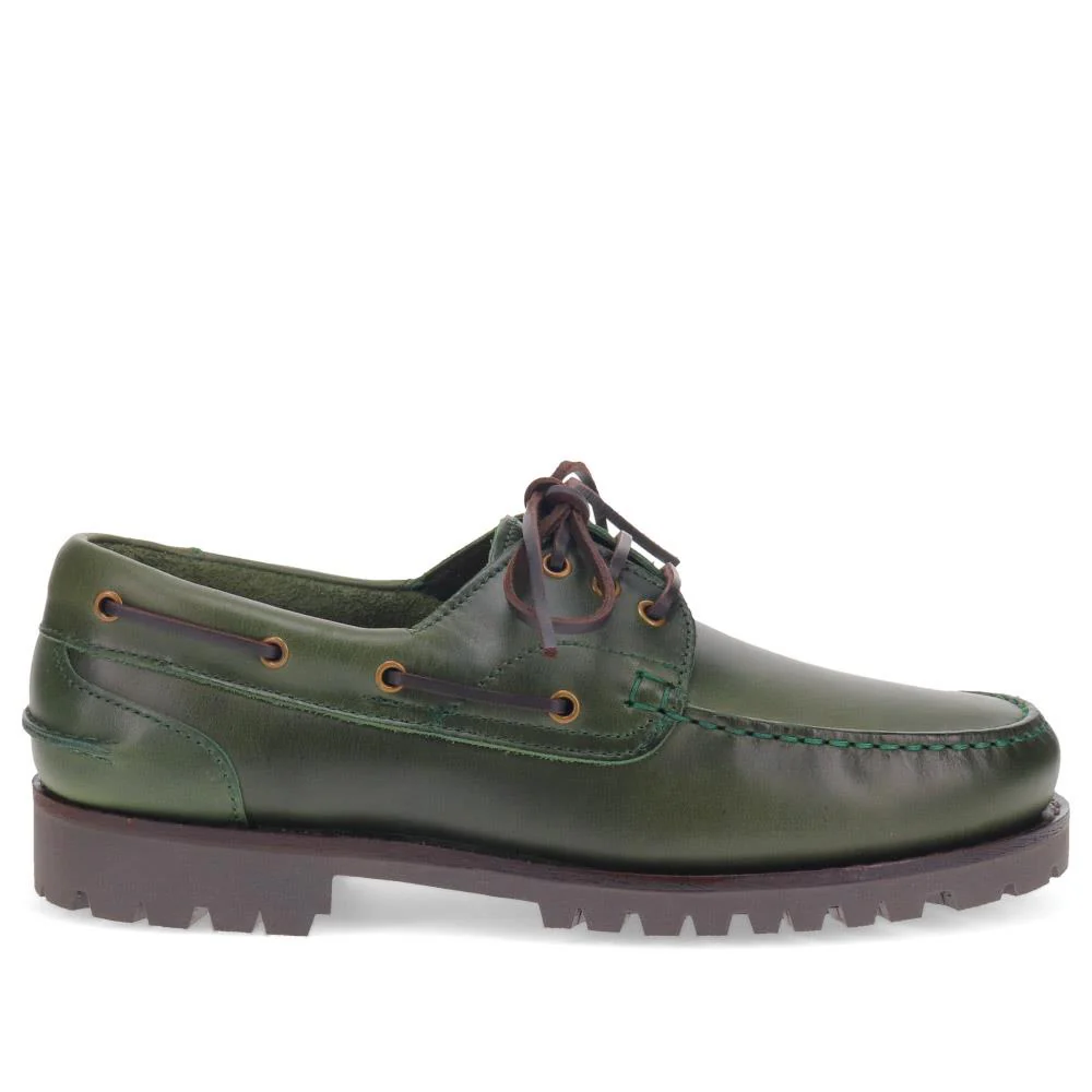 Pickering2 Leather Boat Shoes - PICKERING2 / 325 137 - Khaki - Image 2