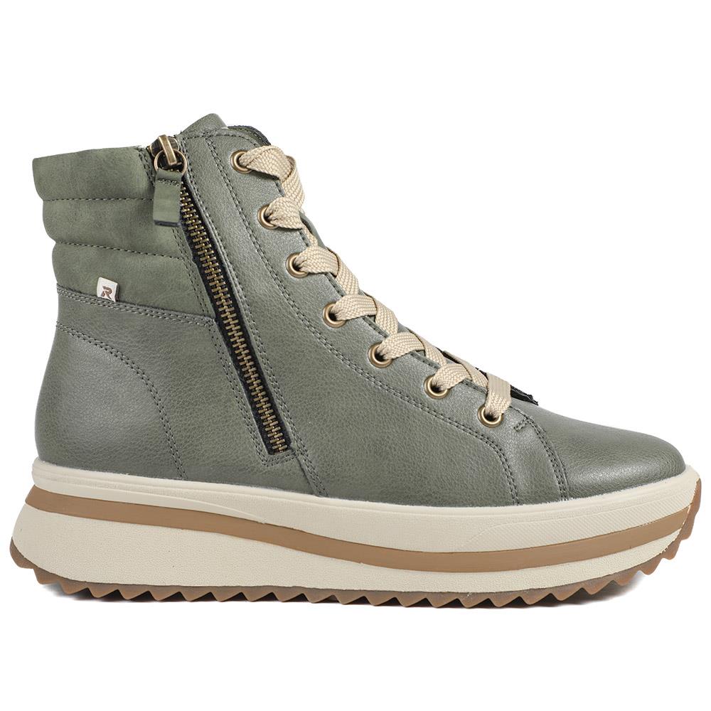Platform Ankle Boots - RKR42534 / 327 697 - Olive - Image 2